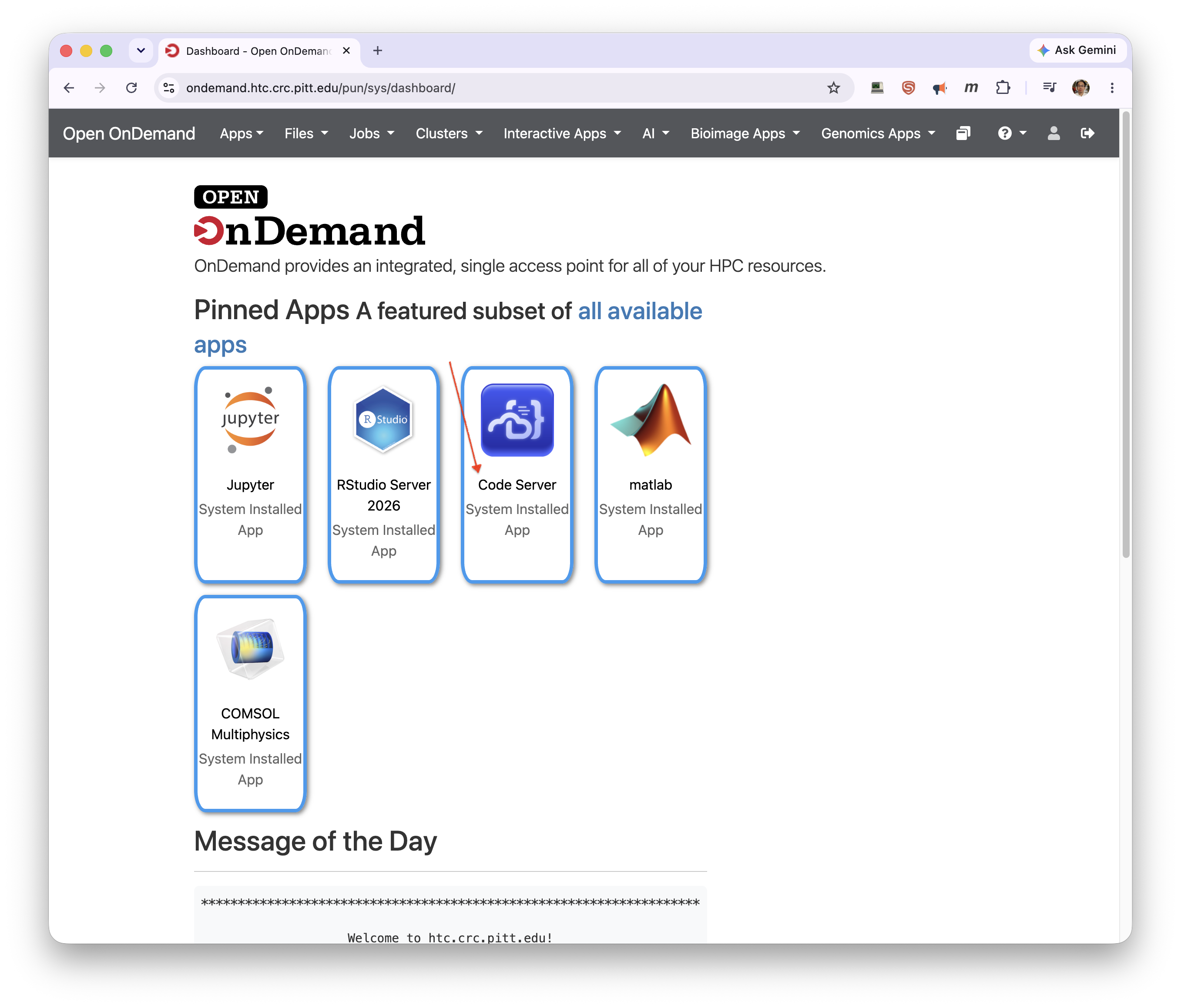 OnDemand Dashboard